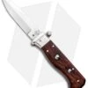 AGA Campolin Piccolo Italian Stiletto Automatic Knife Cocobolo (2.8" Satin) -Knife Discount Store AGA Campolin Piccolo Italian Stiletto Auto Cococbolo Satin BHQ 92867 jr