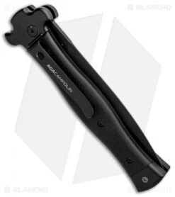 AGA Campolin Zero Dagger Leverlock Automatic Knife SWAT G-10 (3.75" Black) 8 AGA Campolin Zero Dagger Leverlock Automatic Knife SWAT G-10 (3.75" Black) -Knife Discount Store AGA Campolin Zero Black G 10 LL Dagger Swat BP 30460 jr side