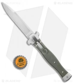 AGA Campolin Zero Italian Leverlock Automatic Knife OD Green G-10 (3.75" Satin) 9 AGA Campolin Zero Italian Leverlock Automatic Knife OD Green G-10 (3.75" Satin) -Knife Discount Store AGA Campolin Zero G 10 Green AGA01V SB BP 20047 jr bottlecap