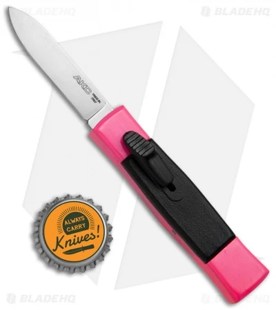 AKC Minion Concord OTF Automatic Knife Hot Pink (2.3" Satin) 6 AKC Minion Concord OTF Automatic Knife Hot Pink (2.3" Satin) - Image 4