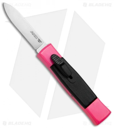 AKC Minion Concord OTF Automatic Knife Hot Pink (2.3" Satin) 3 AKC Minion Concord OTF Automatic Knife Hot Pink (2.3" Satin)