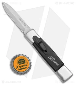 AKC Minion Concord OTF Automatic Knife Polish/Black (2.3" Satin Dagger) -Knife Discount Store AKC Minion Concord Polish Black OTF Auto Satin Dagger GX 41033 jr bottlecap