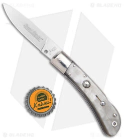 AKC Speed Hunter Automatic Italian Knife Dark/Light Horn (3" Polish) -Knife Discount Store AKC Speed Hunter Auto Italian Knife Dark Horn Polish BHQ 50883 jr bottlecap