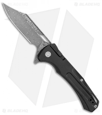 Artisan Cutlery Blowback Recoil-Lock Knife Black Titanium (3.7" Damascus) 3 Artisan Cutlery Blowback Recoil-Lock Knife Black Titanium (3.7" Damascus)