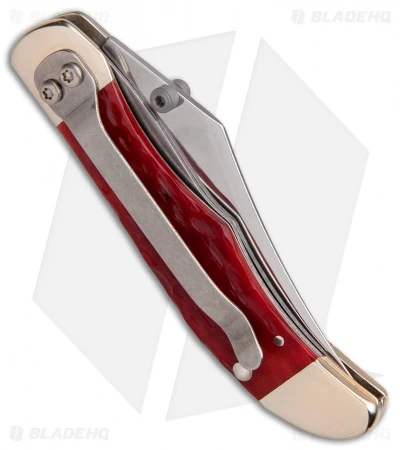 Case Kickstart Mid-Folding Hunter Assisted Knife Dark Red Jig Bone (61265AC CV) 4 Case Kickstart Mid-Folding Hunter Assisted Knife Dark Red Jig Bone (61265AC CV) - Image 2