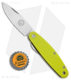 ESEE Churp Liner Lock Knife Yellow G-10 (2.75" Satin D2) -Knife Discount Store BRK Designed by ESEE Churp LL Yellow G 10 Satin BHQ 147398 jr bottlecap