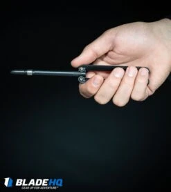 BaliYo By Spyderco Pen Butterfly Flipper (Black) 9 BaliYo By Spyderco Pen Butterfly Flipper (Black) -Knife Discount Store BaliYo by Spyderco Pen Butterfly Flipper Black BHQ 4501 kp in hand web