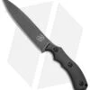 Bastinelli Raptor GT6 Mid-Tech Black Fixed Blade Knife (5.5" Black)