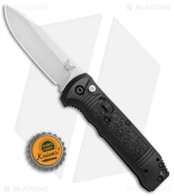 Benchmade 4400 Casbah Automatic Knife Black Grivory (3.4" Satin) -Knife Discount Store Benchmade 4400 Casbah Black Grivory Satin 4400 BHQ 51626 jr bottlecap 2