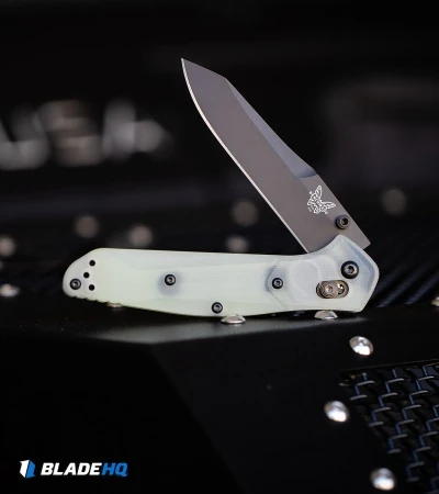 Benchmade 940 Osborne AXIS Lock Knife Natural G-10 (3.4" Black M4) 8 Benchmade 940 Osborne AXIS Lock Knife Natural G-10 (3.4" Black M4) - Image 6