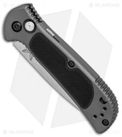 Benchmade 9750 Mini Coalition Automatic Knife Gray Al/Black G-10 (2.9" Satin) 8 Benchmade 9750 Mini Coalition Automatic Knife Gray Al/Black G-10 (2.9" Satin) -Knife Discount Store Benchmade 9750 Mini Coalition gray al black G10 satin BHQ 75501 er spine 2