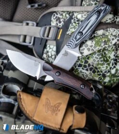 Benchmade Hidden Canyon Hunter Knife Wood Fixed Blade (2.67" Stonewash) 15016-2 -Knife Discount Store Benchmade Hidden Canyon Hunter Knife Wood Fixed Blade Stonewash 15016 2 BHQ 21359 kp scouting web
