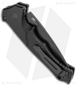 Benchmade Rukus II Automatic Knife (3.4" Black) 9600BK -Knife Discount Store Benchmade Rukus II Automatic Black 9600BK BHQ 74494 jr side