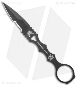 Benchmade SOCP Knife W/ Trainer Blade 178SBK-COMBO Black Sheath (3.22" Serr) -Knife Discount Store Benchmade SOCP Knife Trainer Black Sheath Serr 178SBK COMBO BHQ 19609 jr knife