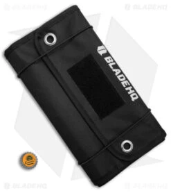 Blade HQ Jumbo Knife Roll Nylon Carry Case - Black W/Door Hooks -Knife Discount Store Blade HQ Jumbo Knife Roll Nylon Carry Case Black W Door Hooks BHQ 101144 td size