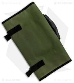 Blade HQ Knife Roll Nylon Carry Case - OD Green -Knife Discount Store Blade HQ Knife Roll Nylon Carry Case OD Green BHQ 88638 jr back