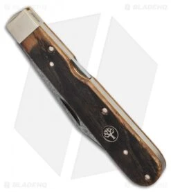 Boker 1906 Folding Lockback Knife 4.375" Castle Wood 113324 7 Boker 1906 Folding Lockback Knife 4.375" Castle Wood 113324 -Knife Discount Store Boker 1906 Folding Lockback Knife 4.375 Castle Wood 113324 BHQ 105702 LS Spine 2