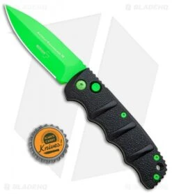 Boker Green Mamba Kalashnikov Dagger Automatic Knife (3.25" Electric Green D2) 11 Boker Green Mamba Kalashnikov Dagger Automatic Knife (3.25" Electric Green D2) -Knife Discount Store Boker Kalashnikov Black Widow Green jr bottlecap