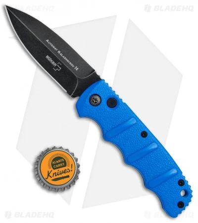 Boker Kalashnikov Dagger Automatic Knife Blade HQ Blue (3.25" Smokewash D2) 7 Boker Kalashnikov Dagger Automatic Knife Blade HQ Blue (3.25" Smokewash D2) - Image 5