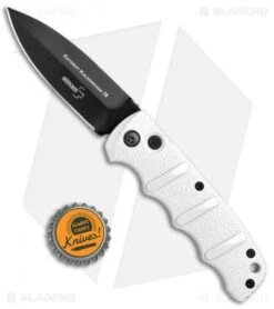 Boker Kalashnikov Dagger Automatic Knife Imperial White (3.25" Black D2) -Knife Discount Store Boker Kalashnikov Dagger Auto White Black 01KALS34N BHQ 75529 jr bottlecap 3