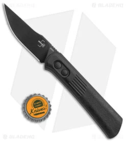Boker Lundquist Alluvial Automatic Knife Black (3" Black) -Knife Discount Store Boker Lundquist Alluvial Auto Black Aluminum Black BHQ 125068 jr bottlecap