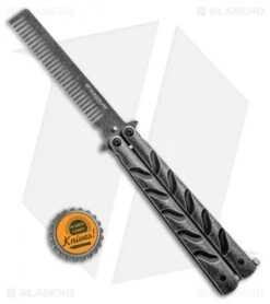 Boker Magnum Balicomb Butterfly Trainer Black Stonewash (3.88" Comb) -Knife Discount Store Boker Magnum Balicomb Butterfly Trainer Comb BHQ 94433 ns bottlecap