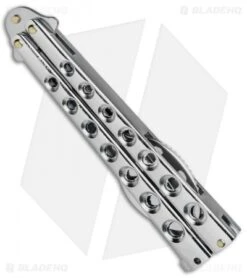 Boker Magnum Balispoon Butterfly Trainer (4" Satin Spoon) 09RY250 -Knife Discount Store Boker Magnum Balispoon Butterfly Trainer Satin Spoon 09RY250 BHQ 80893 jr side