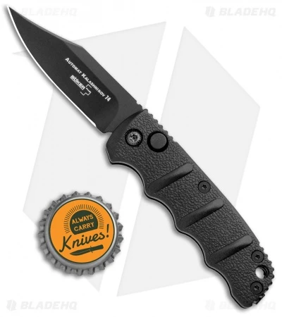 Boker Mini Kalashnikov Bowie Automatic Knife Black (2.5" Black) 6 Boker Mini Kalashnikov Bowie Automatic Knife Black (2.5" Black) - Image 4