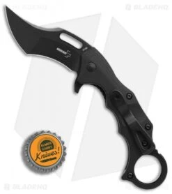 Boker Plus Wildcat Karambit Liner Lock Flipper Knife (2.8" Black) 01BO769 10 Boker Plus Wildcat Karambit Liner Lock Flipper Knife (2.8" Black) 01BO769 -Knife Discount Store Boker Plus Wildcat Karabit black BHQ 68522 er bottlecap