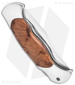 Boker Scout Lockback Pocket Knife Thuya Wood (3.125" Satin) 112002TH -Knife Discount Store Boker Scout Lock Back Pocket Knife Thuya Wood 3in Satin BHQ 40099 td side