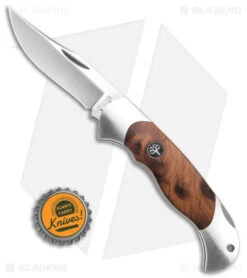 Boker Scout Lockback Pocket Knife Thuya Wood (3.125" Satin) 112002TH -Knife Discount Store Boker Scout Lock Back Pocket Knife Thuya Wood 3in Satin BHQ 40099 td size