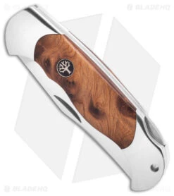 Boker Scout Lockback Pocket Knife Thuya Wood (3.125" Satin) 112002TH -Knife Discount Store Boker Scout Lock Back Pocket Knife Thuya Wood 3in Satin BHQ 40099 td spine