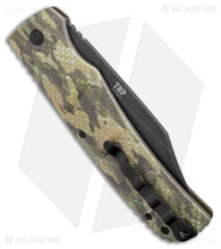 Boker TNP XXL Kalashnikov Bowie Automatic Knife Rattlesnake Camo (4.75" BW D2) -Knife Discount Store Boker TNP XXL Kalashnikov Rattlesnake Camo Bowie Auto Black Wash BHQ 173719 jr side