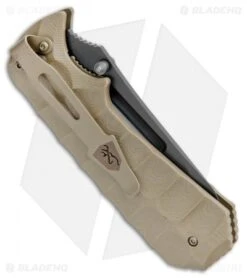 Browning Black Label Unleashed Spring Assisted Knife (3.375" Black) 320175BL -Knife Discount Store Browning Black Label Unleashed SA Black BR175BL BHQ 40764 jr side