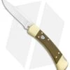 Buck Knives Buck 110 Automatic Knife OD Grn Micarta/Brushed Brass (3.75" S30V SW) Exclusive -Knife Discount Store Buck 110 Auto OD Green Micarta Brushed Brass SW 0110GRSABHQ2 B BHQ 90211 jr