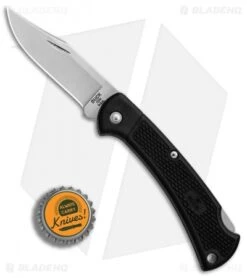 Buck Knives Buck 112 Ranger LT Lockback Folding Knife Black (3" Satin) -Knife Discount Store Buck 112 Ranger LT Black satin BHQ 88747 er bottlecap