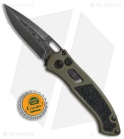 Buck Knives Buck Impact Automatic Knife OD Green (3.125" Black SW) 0898GRS -Knife Discount Store Buck Impact Automatic OD Green black sw 0898GRS BHQ 51277 er size