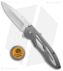 Buck Knives Tempest Liner Lock Knife Dark Gray (3.12" Satin) -Knife Discount Store Buck Tempest LL Dark Gray Satin 0296GYS B BHQ 2198 jr bottlecap
