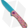 CIVIVI Elementum Dessert Warrior Exclusive Knife Pink G-10 (2.9" Blue D2) Donut -Knife Discount Store CIVIVI Elementum Dessert Warrior LL Pink G 10 Blue BHQ 148967 jr