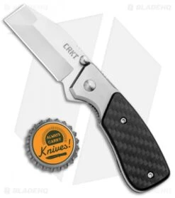 CRKT Compact Razel Liner Lock Knife Carbon Fiber (2.13" Satin) -Knife Discount Store CRKT Compact Razel CF CR4020CF BHQ 93124 jr bottlecap