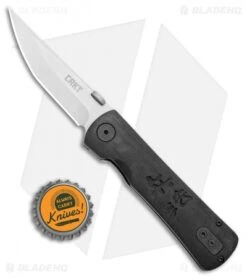 CRKT Folding Heiho Spring Assisted Knife (3.125" Satin) 2900 -Knife Discount Store CRKT Folding Heiho SA Satin 2900 BHQ 6277 jr bottlecap