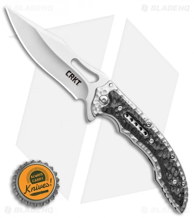 CRKT Ikoma Fossil Small Frame Lock Knife Black G-10 (3.41" Satin) 5462 6 CRKT Ikoma Fossil Small Frame Lock Knife Black G-10 (3.41" Satin) 5462 - Image 4
