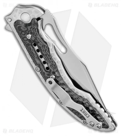 CRKT Ikoma Fossil Small Frame Lock Knife Black G-10 (3.41" Satin) 5462 5 CRKT Ikoma Fossil Small Frame Lock Knife Black G-10 (3.41" Satin) 5462 - Image 3