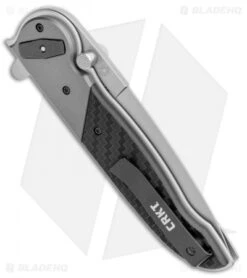 CRKT M40-15 Deadbolt Lock Knife GRN/Aluminum (4" Bead Blast) 8 CRKT M40-15 Deadbolt Lock Knife GRN/Aluminum (4" Bead Blast) -Knife Discount Store CRKT M40 15 Deadbolt Lock GRN Alum BB BHQ 103619 jr side
