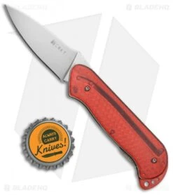CRKT Rollock Pocket Knife Red Translucent (2.25" Polish) 5202R -Knife Discount Store CRKT Rollock Red Translucent Polish 5202R BHQ 68540 jr bottlecap