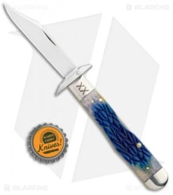 Burnt CheetahÂ® Lockback Knife 4.375" Purple Tribal Jig Bone (6111 1/2L SS) -Knife Discount Store Case Burnt Cheetah LB Purple Tribal Jig Bone SS 61802 BHQ 101131 jr bottlecap