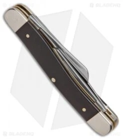 Case Medium Stockman Pocket Knife 3.625" Synthetic Black (2318 SS) 31271 -Knife Discount Store Case Medium Stockman Synthetic Black 31271 BHQ 100395 jr side