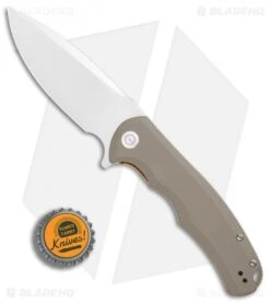 CIVIVI Praxis Flipper Liner Lock Knife Tan G-10 (3.75" Satin) C803B 9 CIVIVI Praxis Flipper Liner Lock Knife Tan G-10 (3.75" Satin) C803B -Knife Discount Store Civivi Praxis Tan G10 Satin BHQ 87971 er bottlecap