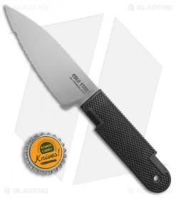Cold Steel K-4 Fixed Blade Neck Knife W/ Sheath (4" Serr) 53T4S -Knife Discount Store Cold Steel K 4 fixed blade neck knife with sheath 4in serr 53T4S BHQ 68129 er size