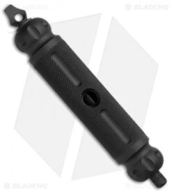 Crawford Push Pick Kubaton Dagger Aluminum (3.5" Black) -Knife Discount Store Crawford Push Pick Kubaton Dagger Alum Black BHQ 71834 jr closed